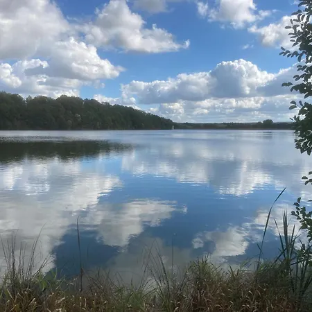 캠프장 Nr 6 Pod Mit Terrasse Und Seeblick Langenbernsdorf