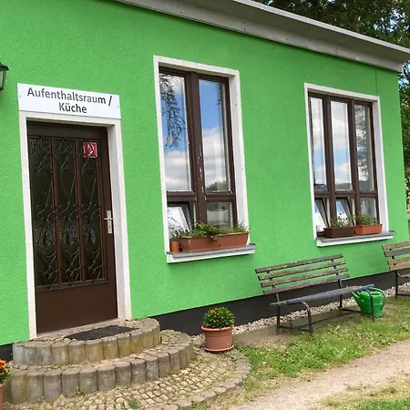 Nr 6 Pod Mit Terrasse Und Seeblick 캠프장 Langenbernsdorf